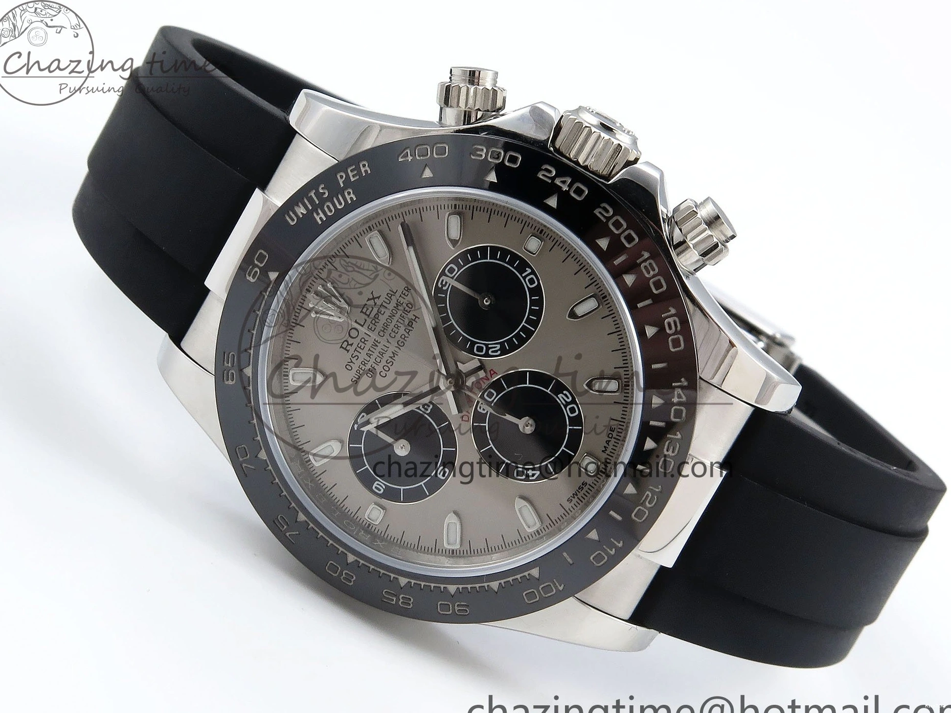 MiroTime 0314 Daytona 116519 VRF 1:1 Best Edition Gray Dial on Oysterflex Rubber Strap A Classic 1641